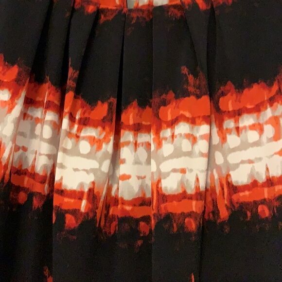 Calvin Klein sleeveless multi colored blouse. Length 24” Size S. Keyhole back - Picture 4 of 7